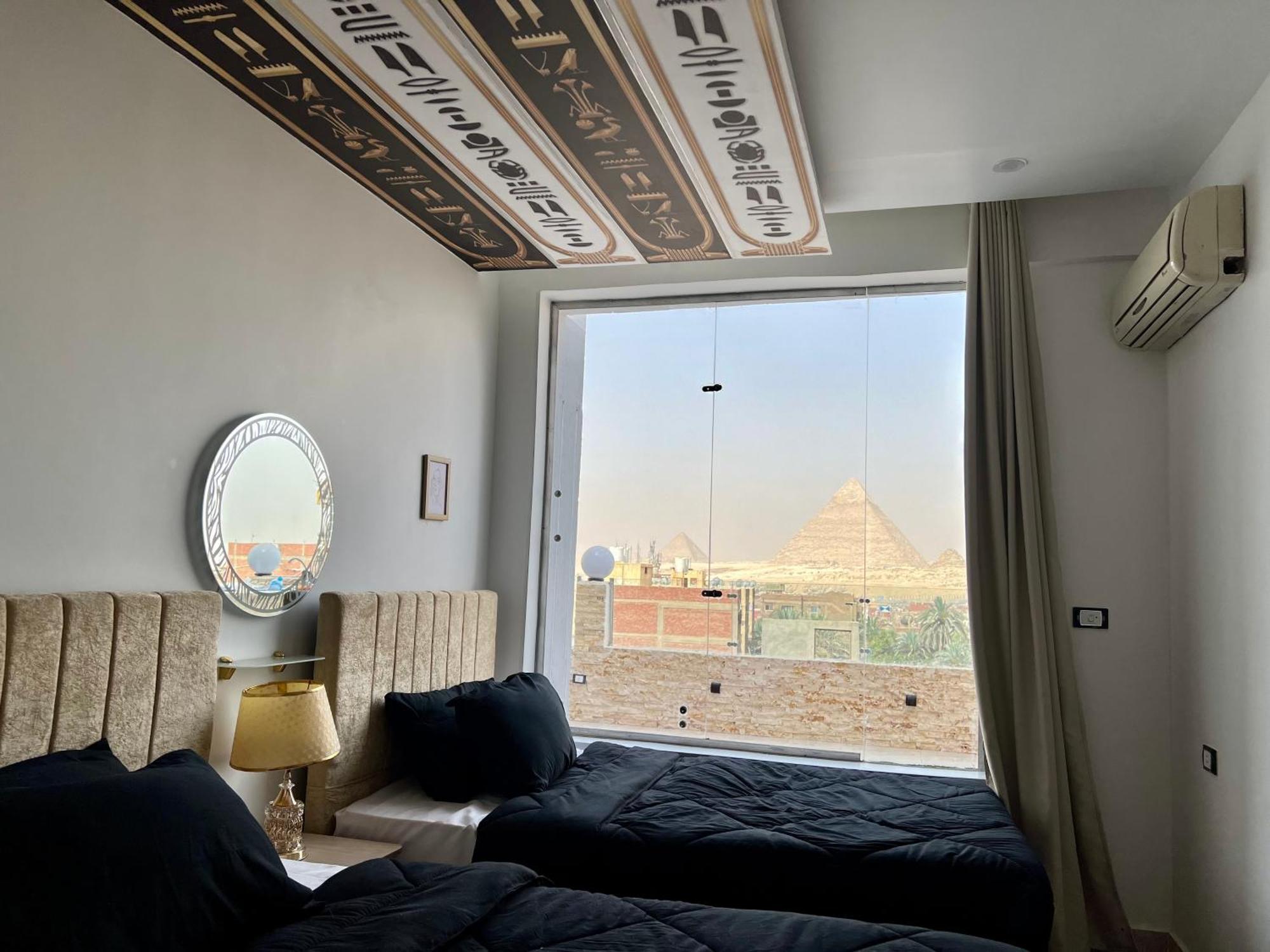 Hotel New Hope Pyramids View El El Cairo Exterior foto